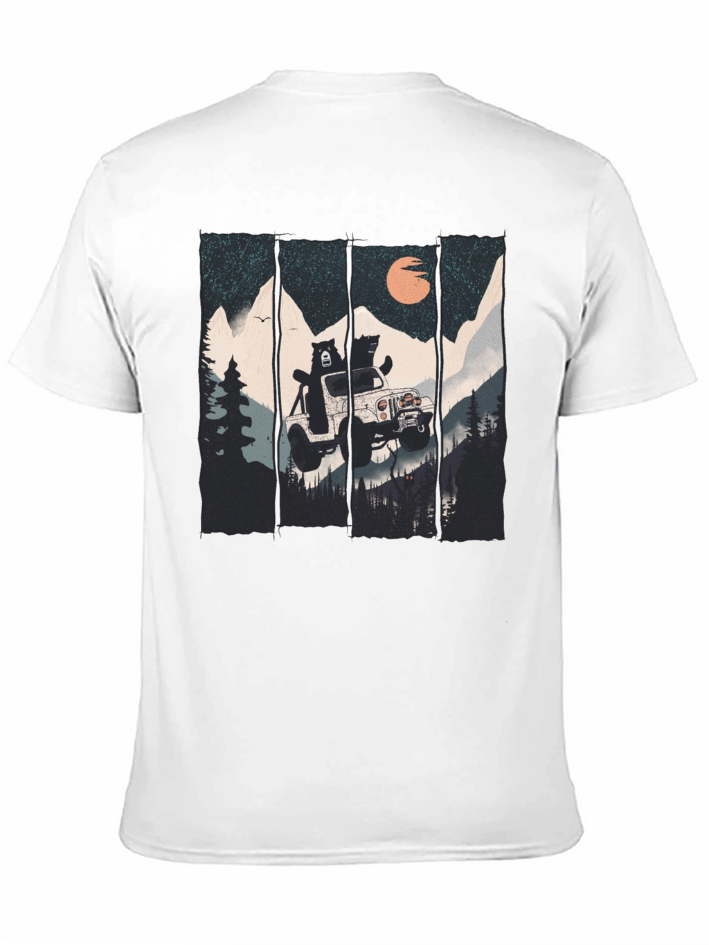 Bear Off-Roading Graphic T-Shirt