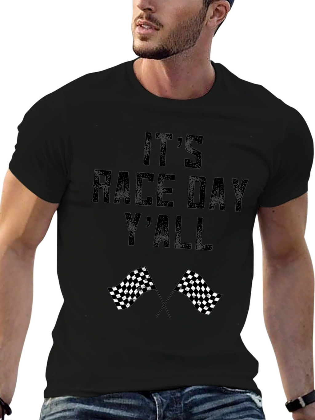 Its Race Day Yall Graphic T-Shirt