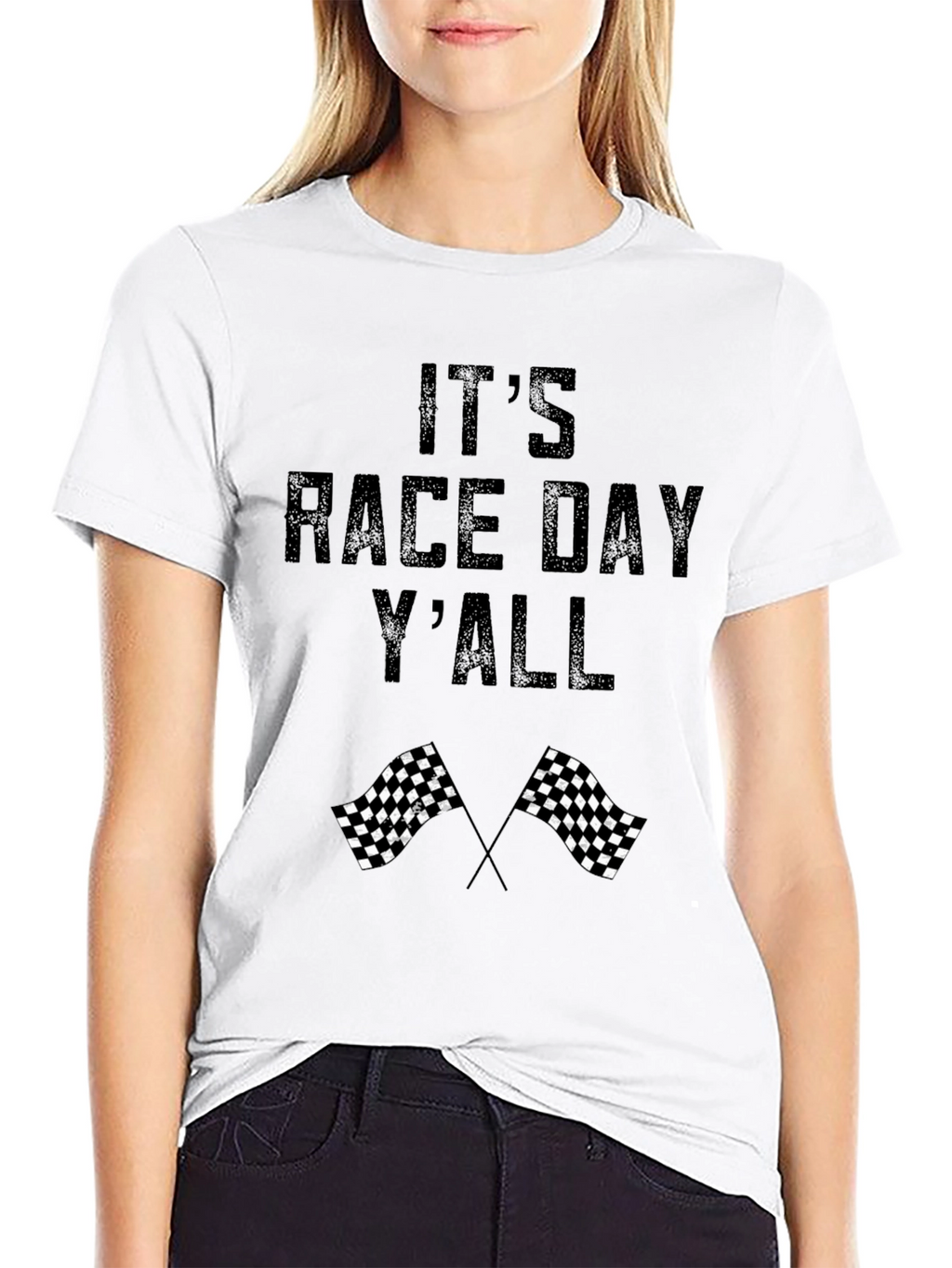 Its Race Day Yall Graphic T-Shirt