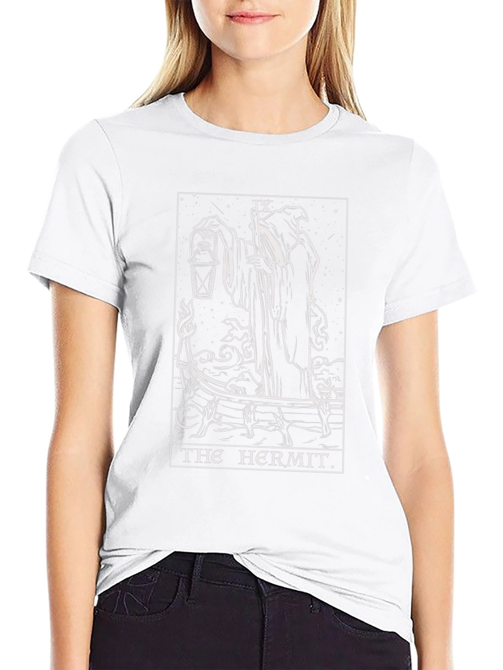 The Hermit Tarot Card Graphic T-Shirt