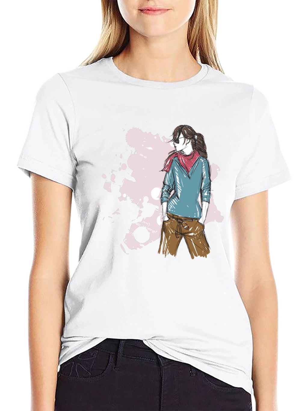 Stylish Graphic Print Mens T-Shirt
