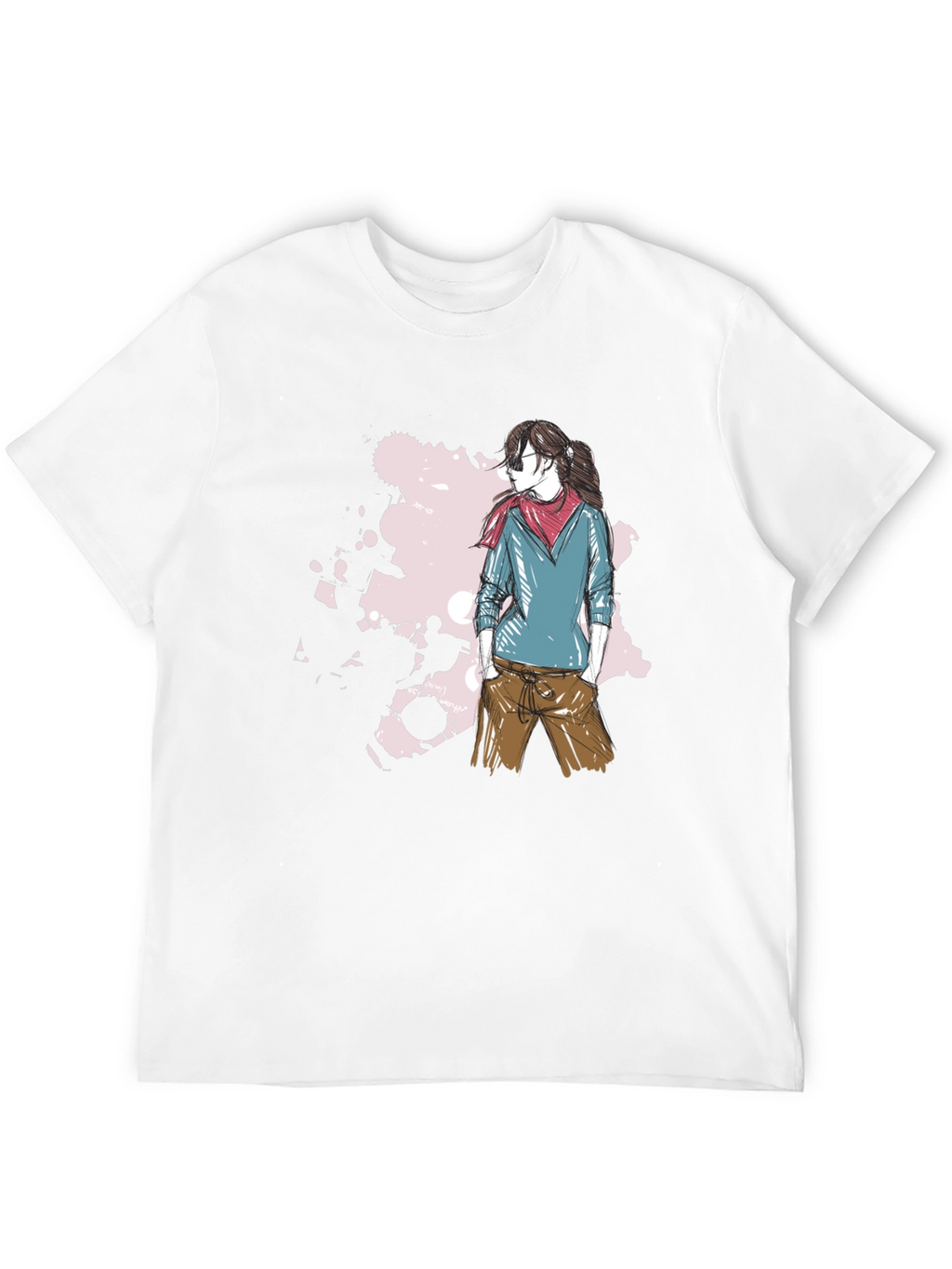 Stylish Graphic Print Mens T-Shirt