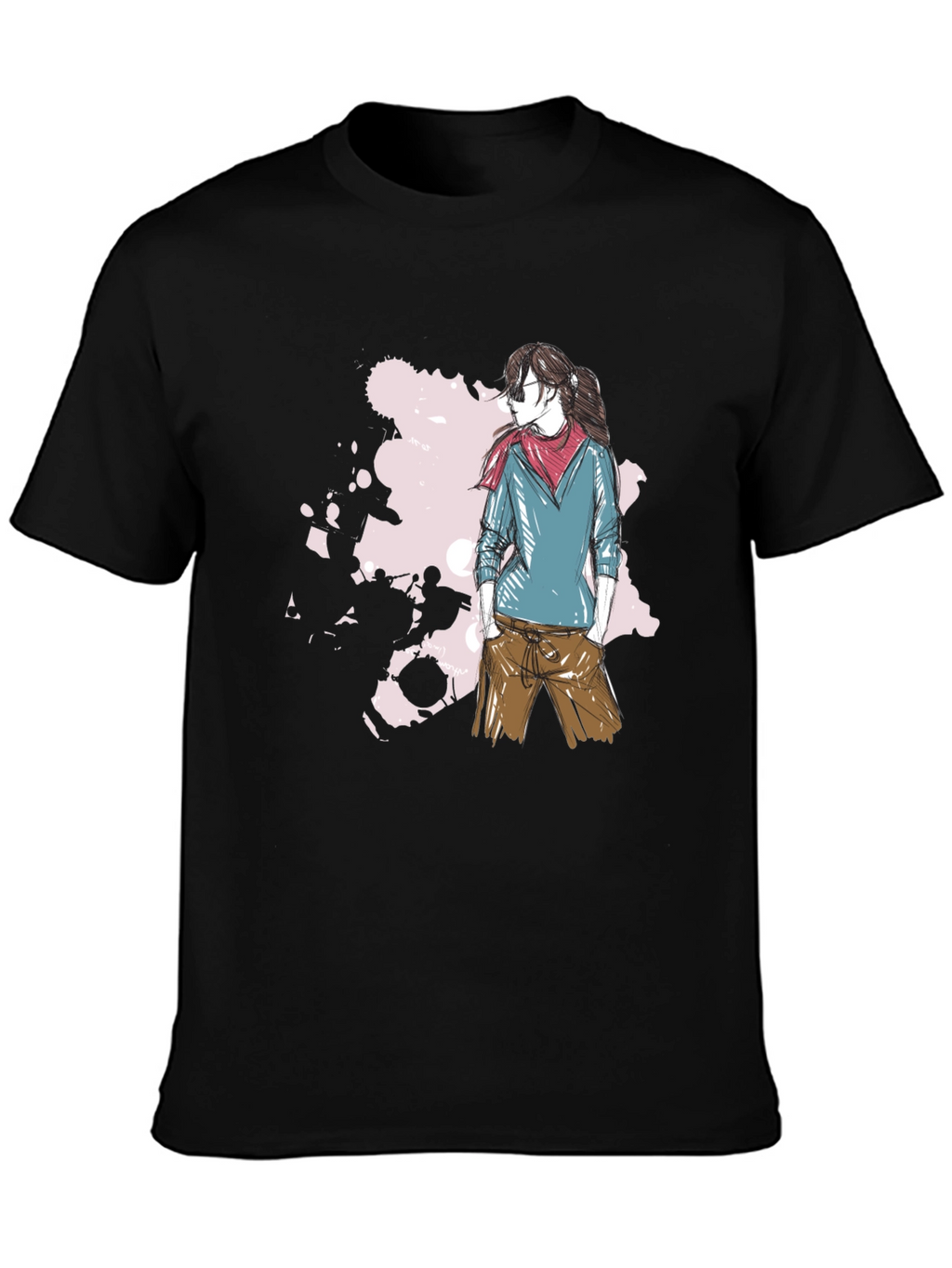 Stylish Graphic Print Mens T-Shirt