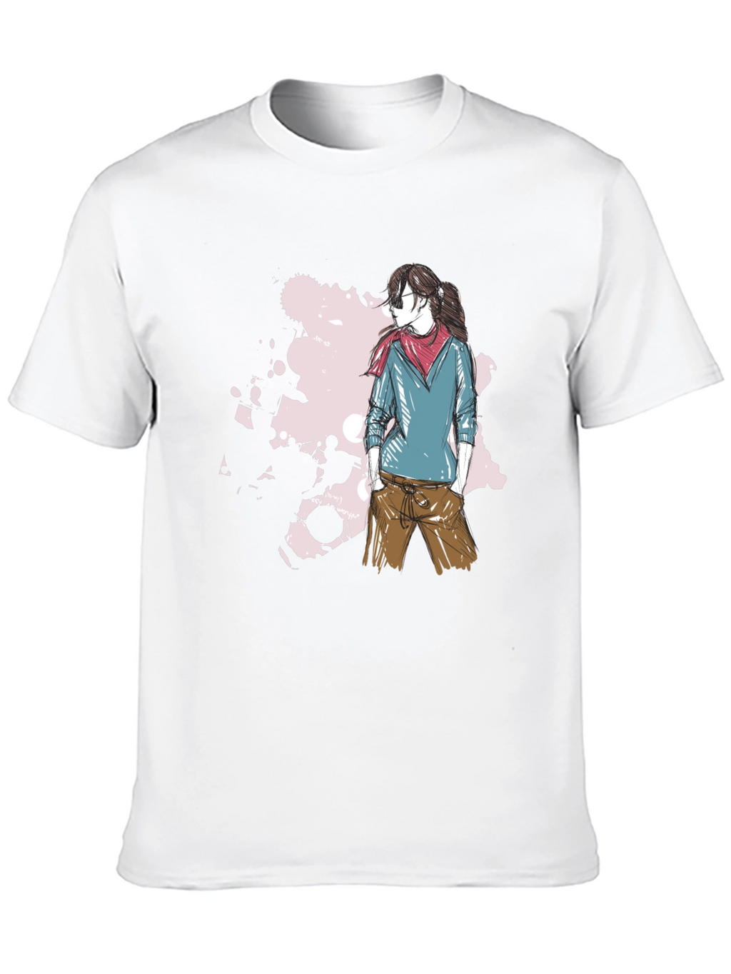 Stylish Graphic Print Mens T-Shirt