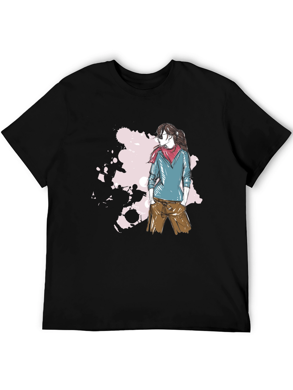 Stylish Graphic Print Mens T-Shirt