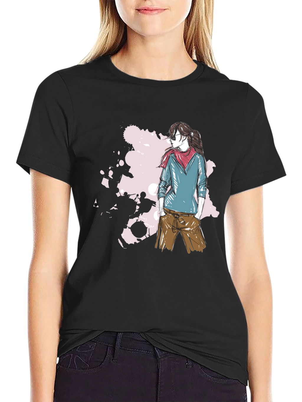 Stylish Graphic Print Mens T-Shirt