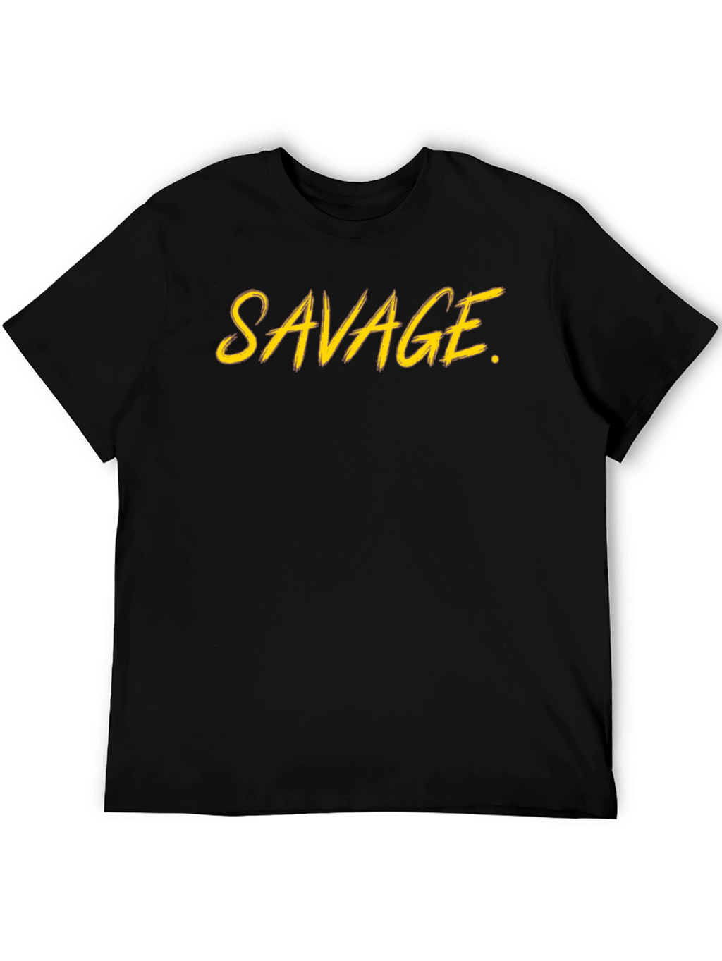 Savage Graphic Print Crew Neck Tee