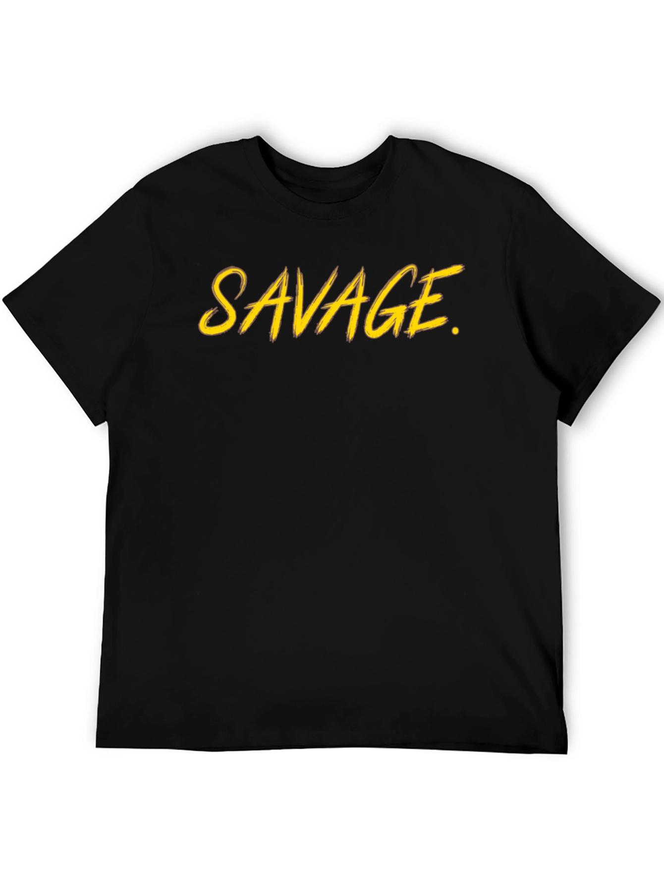 Savage Graphic Print Crew Neck Tee