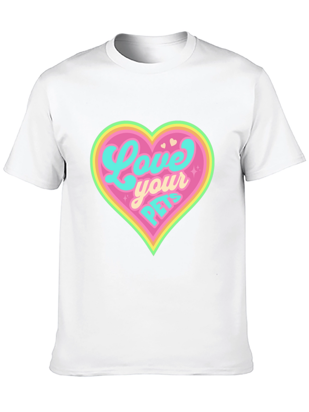 Love Your Pets Black T-Shirt