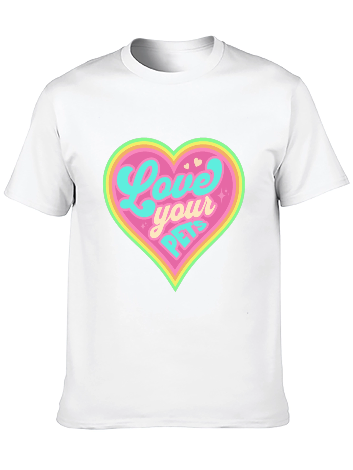 Love Your Pets Black T-Shirt