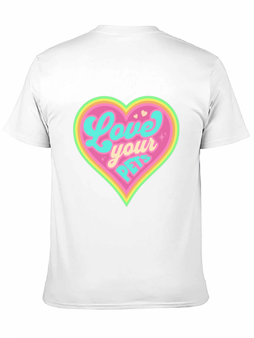 Love Your Pets Black T-Shirt