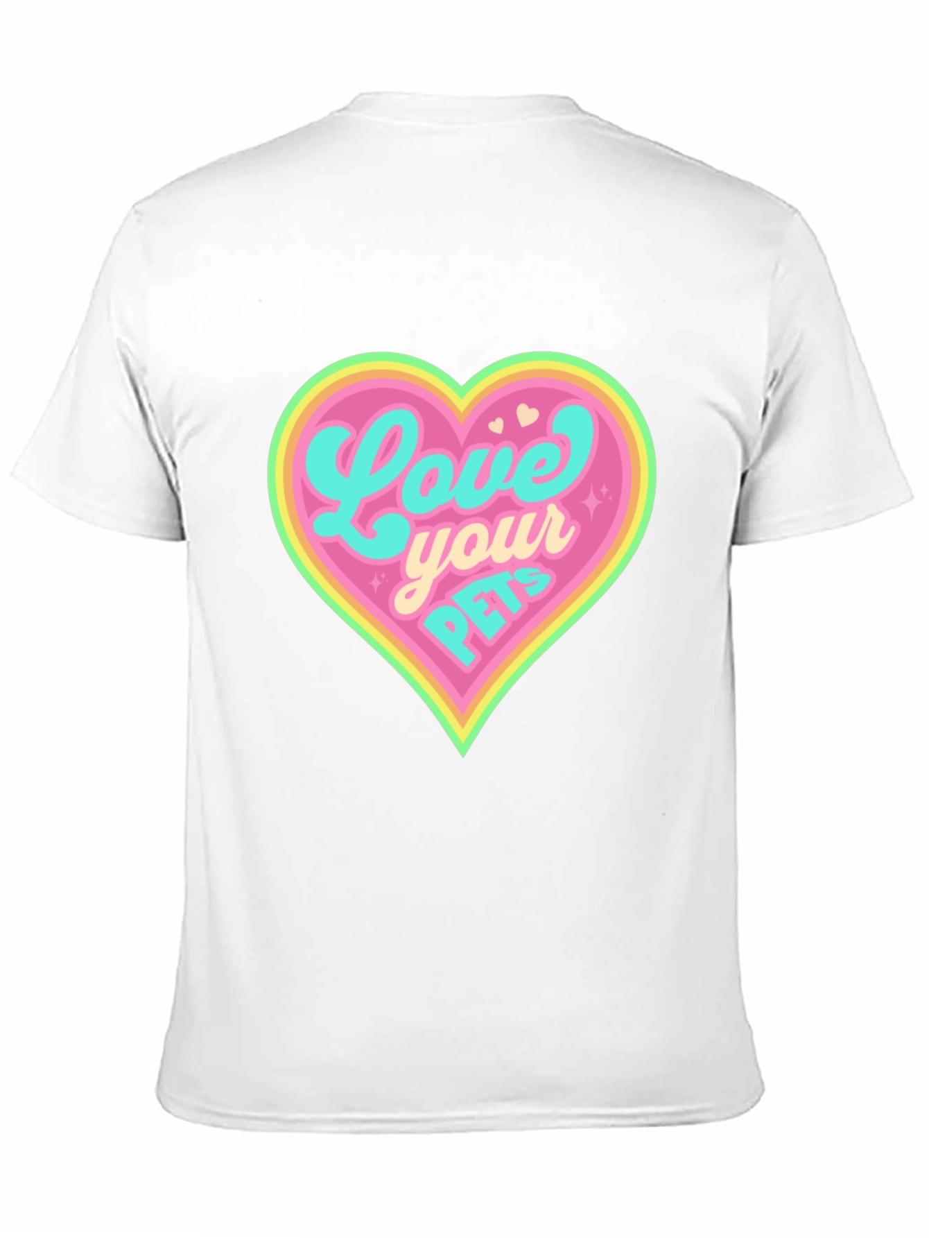 Love Your Pets Black T-Shirt