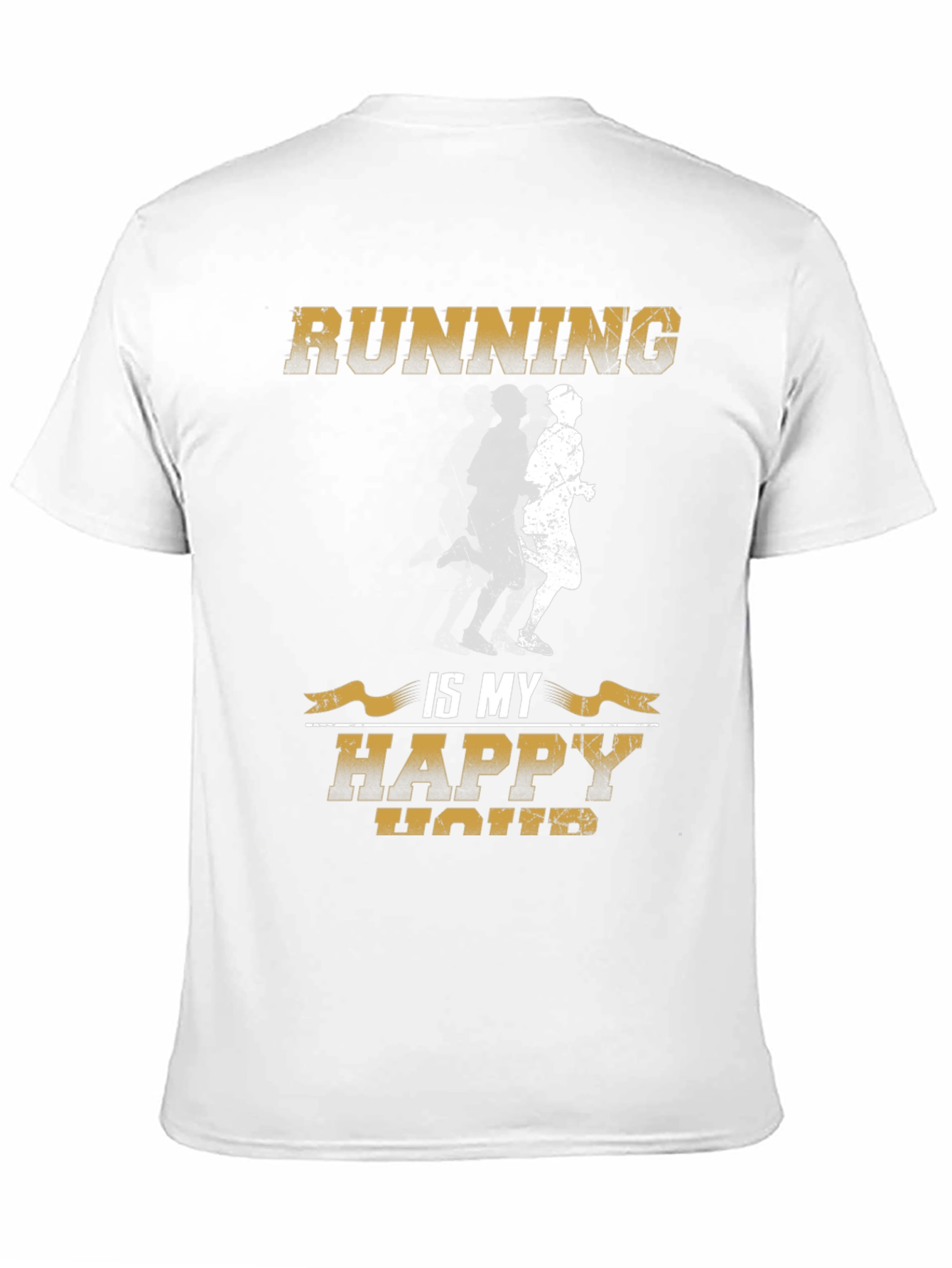 Running is My Happy Hour Graphic T-Shirt
