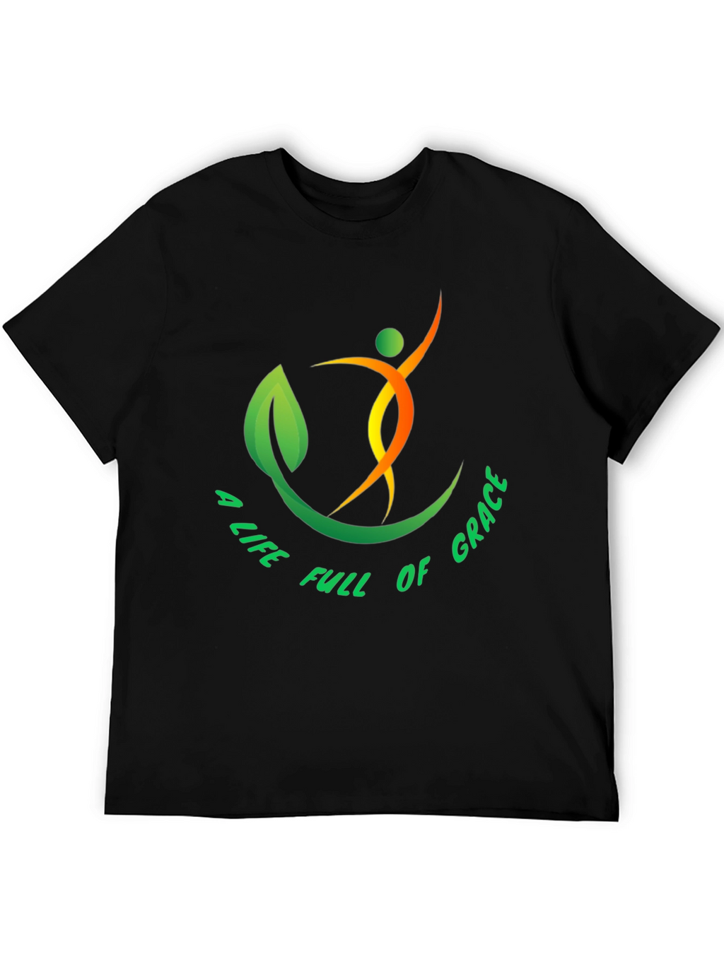 Graceful Life T-Shirt - Black