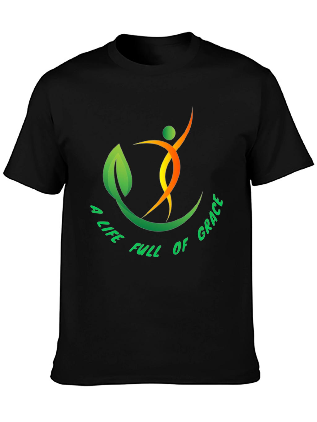Graceful Life T-Shirt - Black