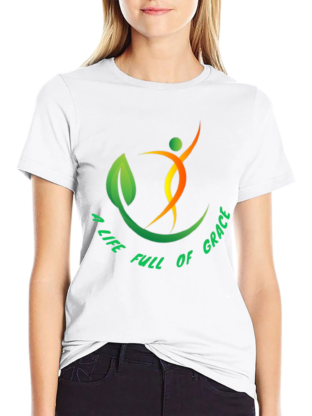 Graceful Life T-Shirt - Black
