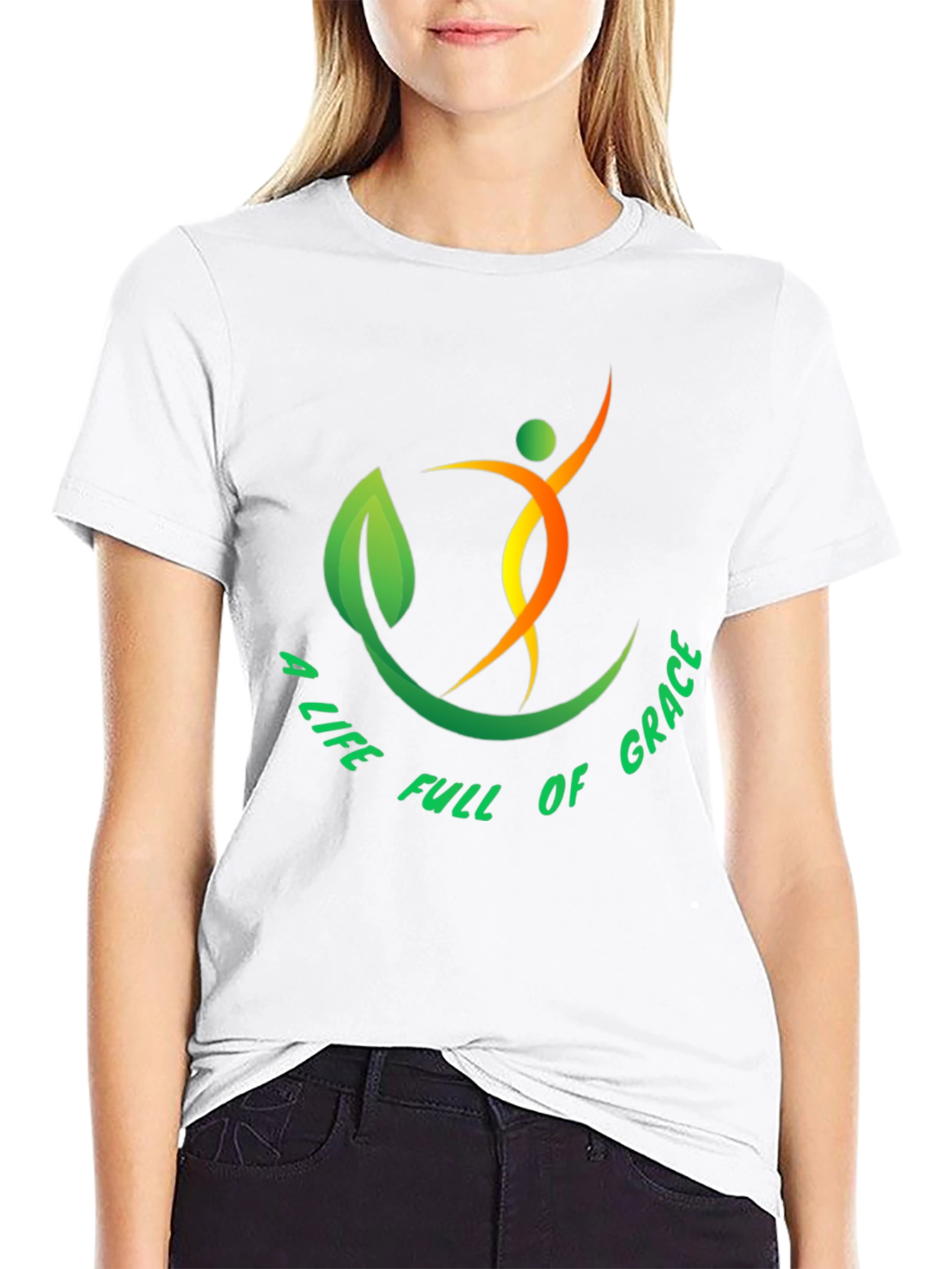 Graceful Life T-Shirt - Black
