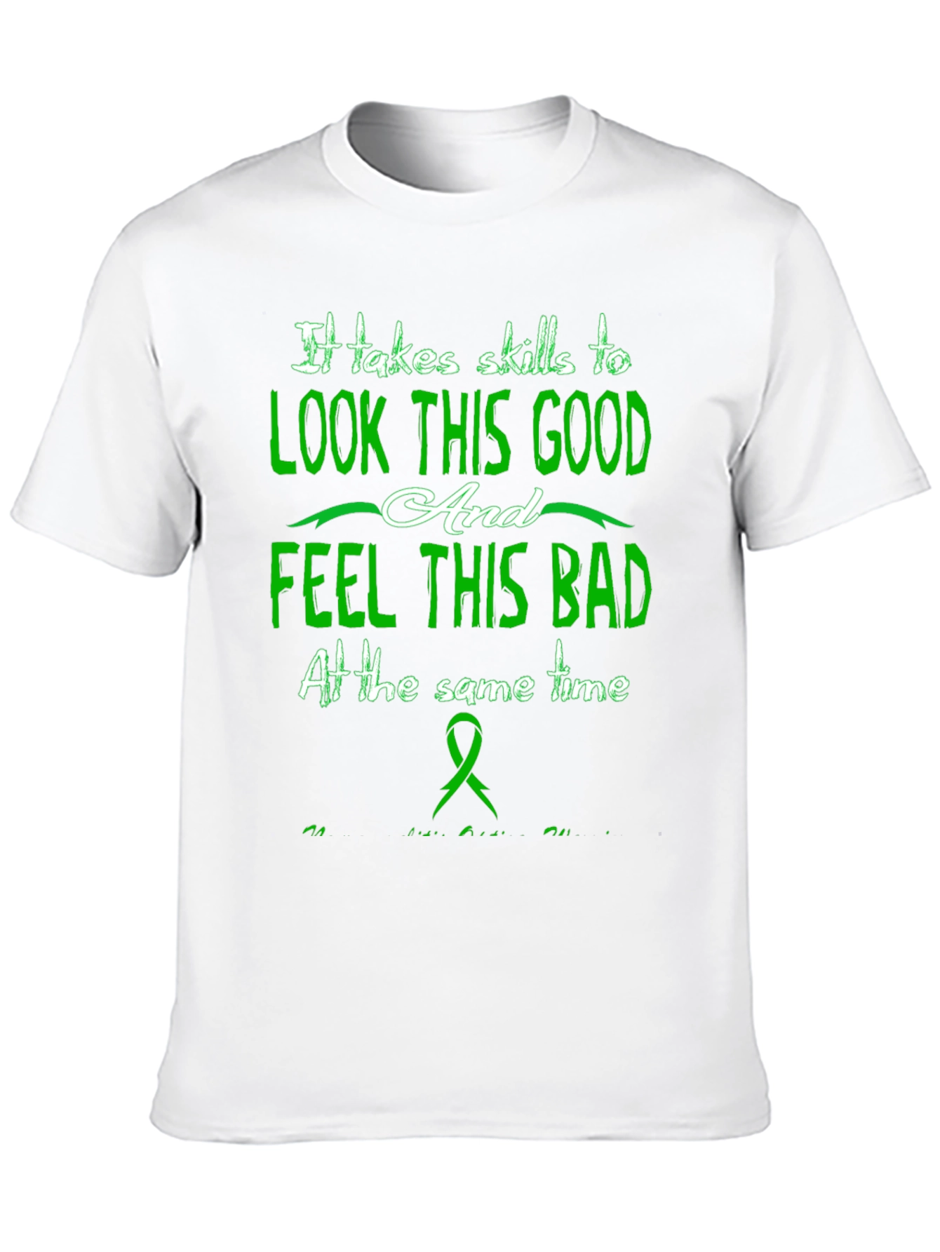 Skills to Look Good Black T-Shirt