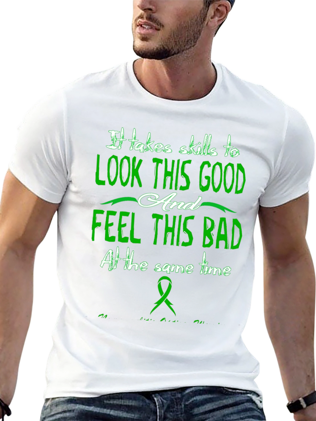Skills to Look Good Black T-Shirt