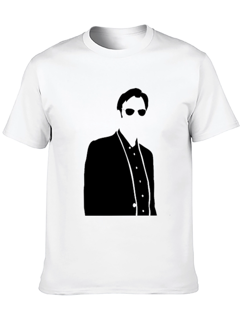 Cool Silhouette Black Graphic Tee