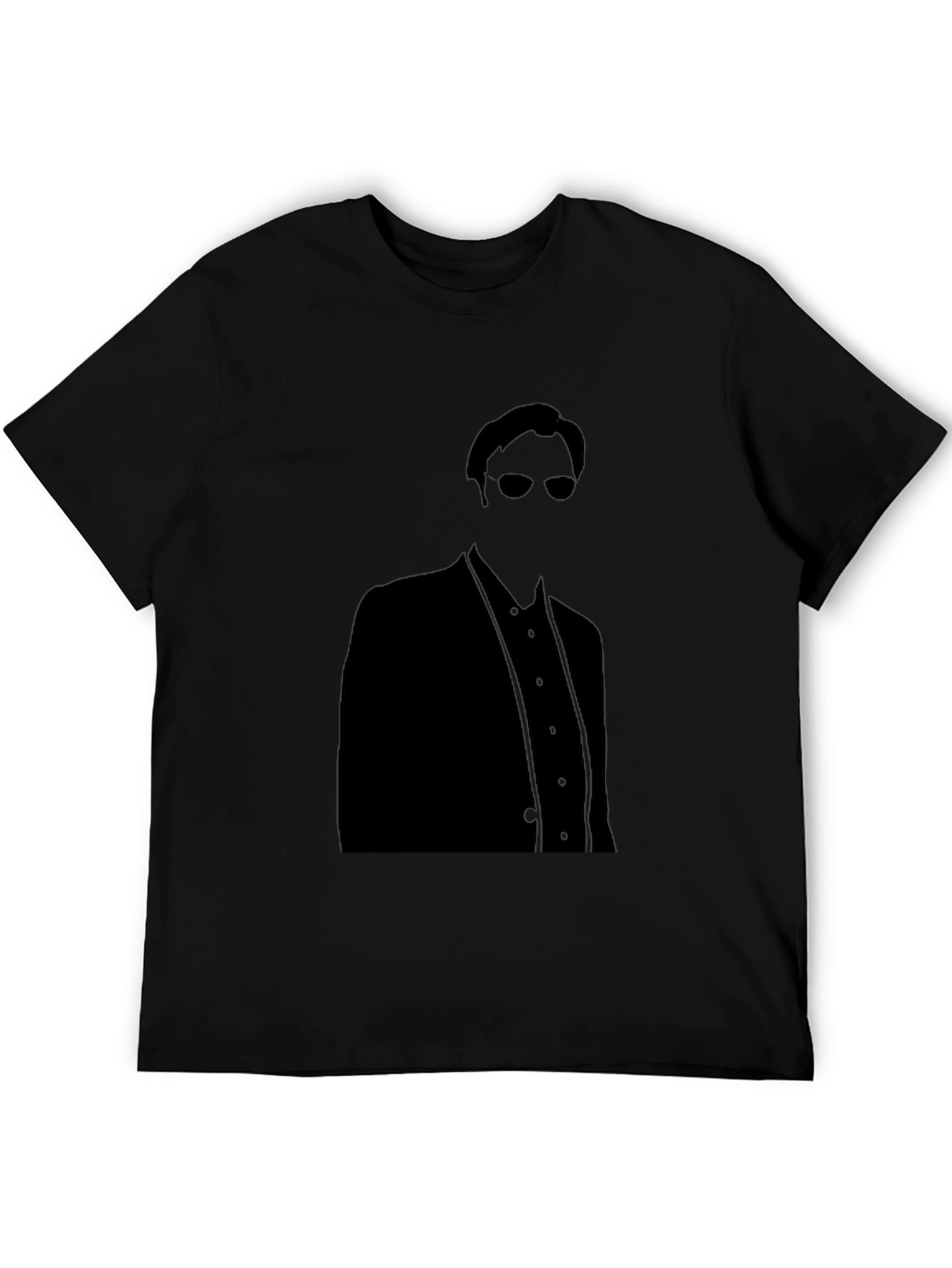 Cool Silhouette Black Graphic Tee