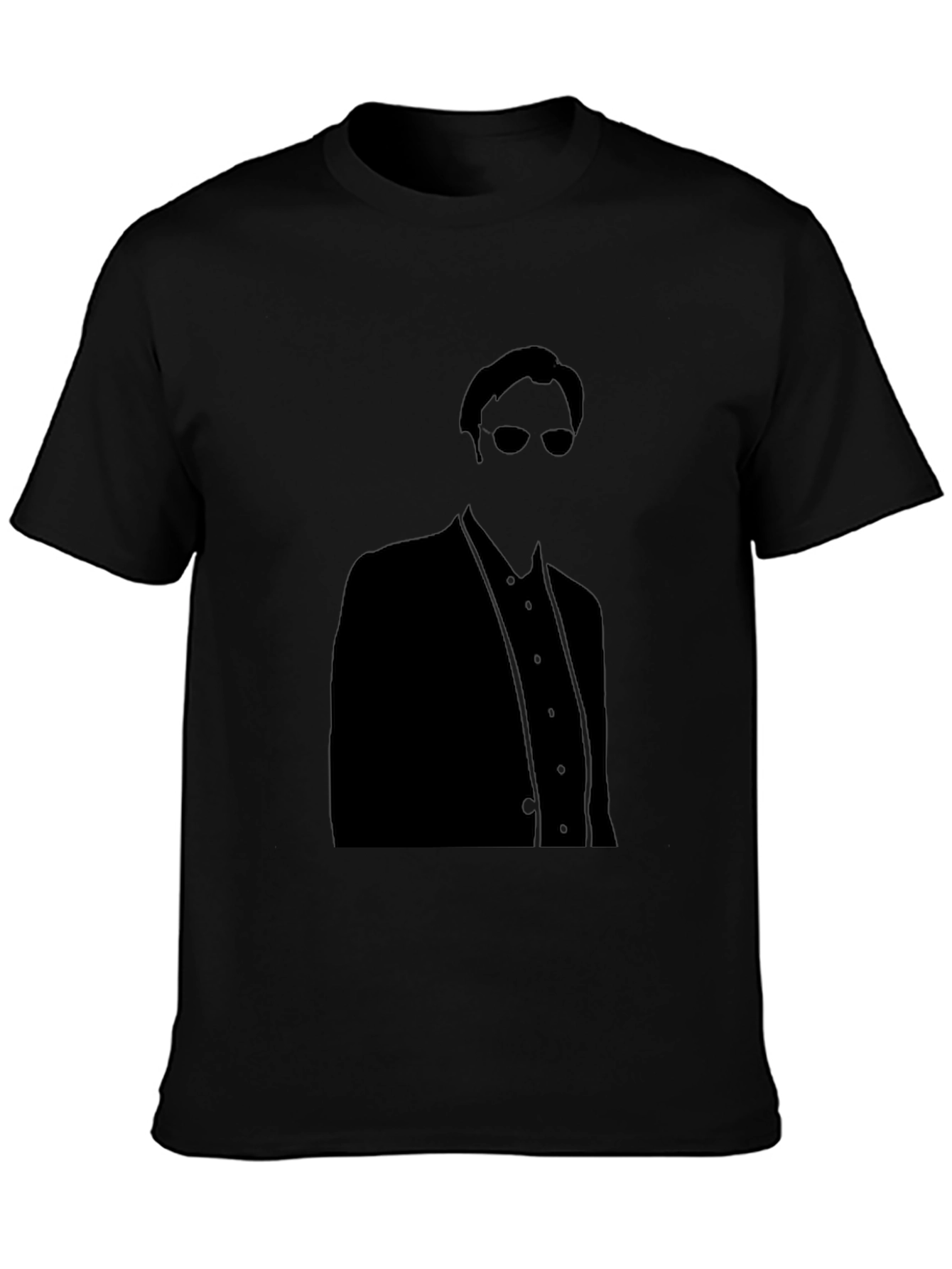 Cool Silhouette Black Graphic Tee
