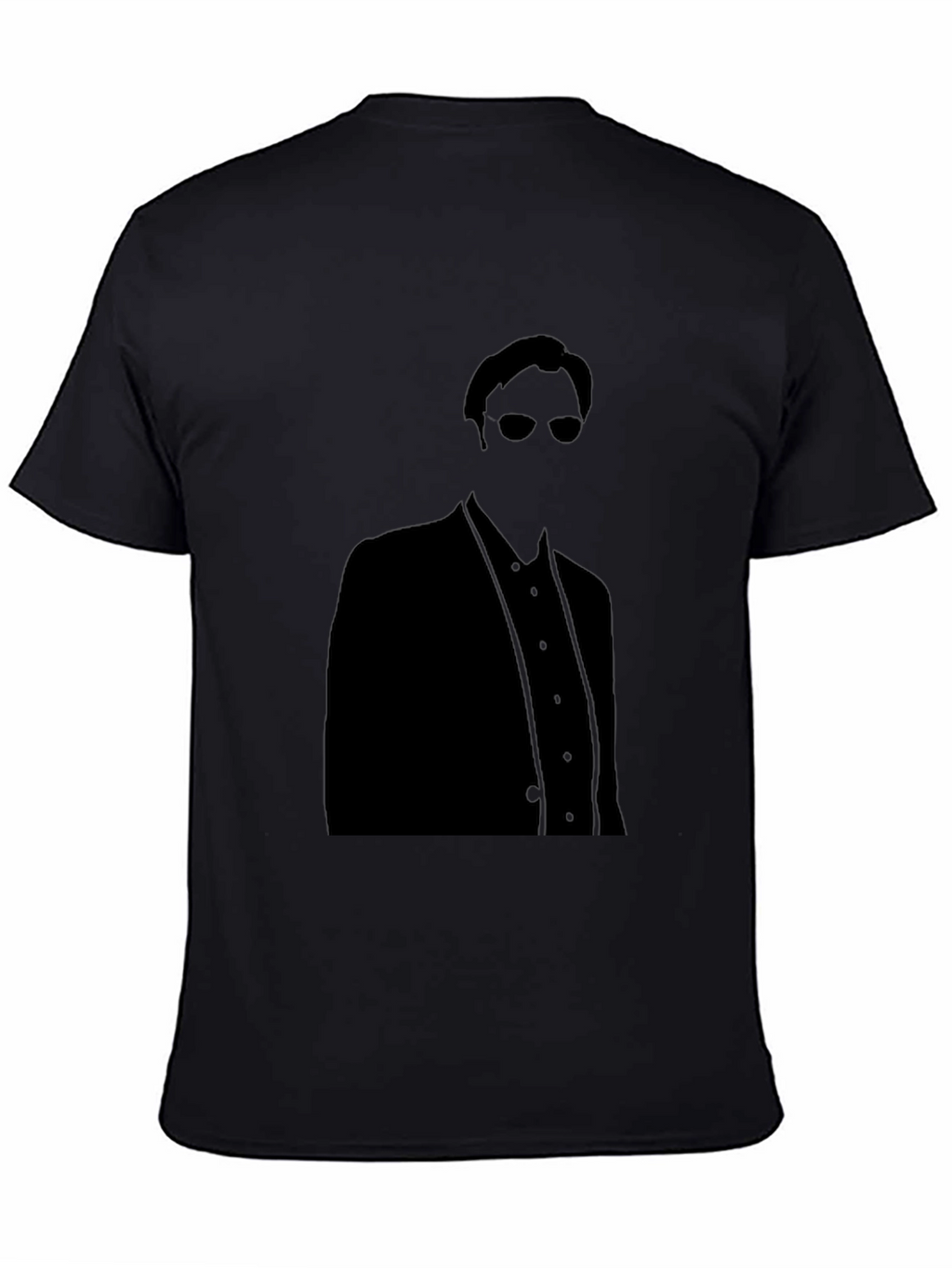 Cool Silhouette Black Graphic Tee