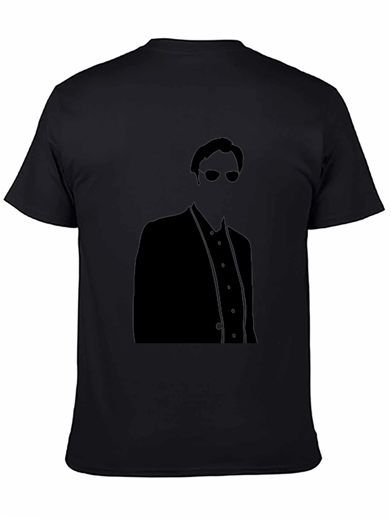Cool Silhouette Black Graphic Tee
