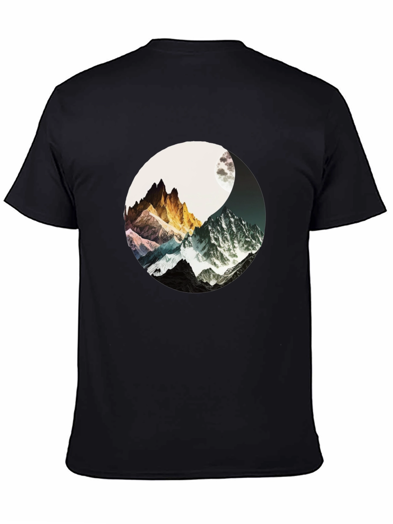 Yin Yang Mountains T-Shirt - Harmony & Adventure