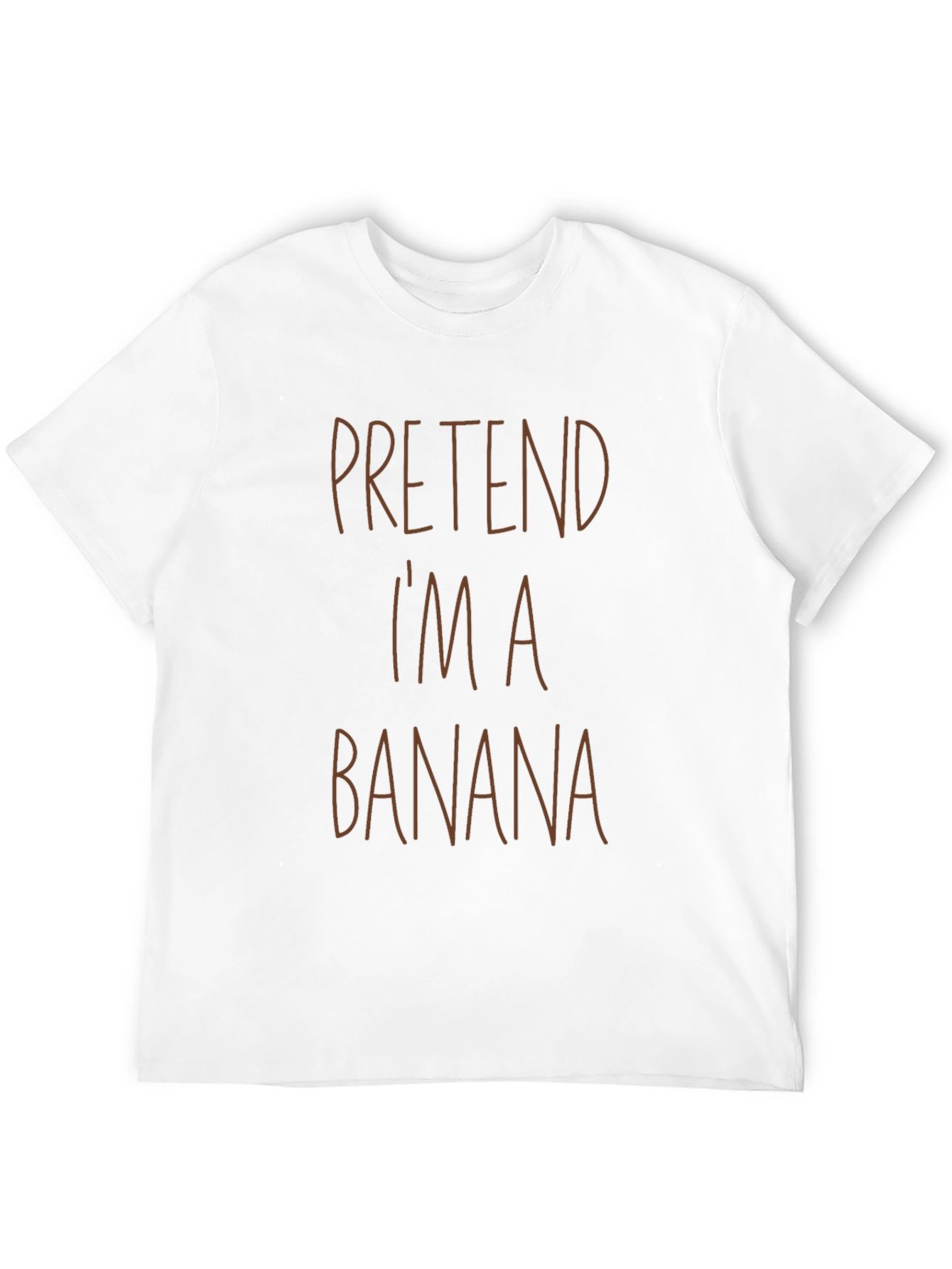 Pretend Im A Banana Black T-Shirt