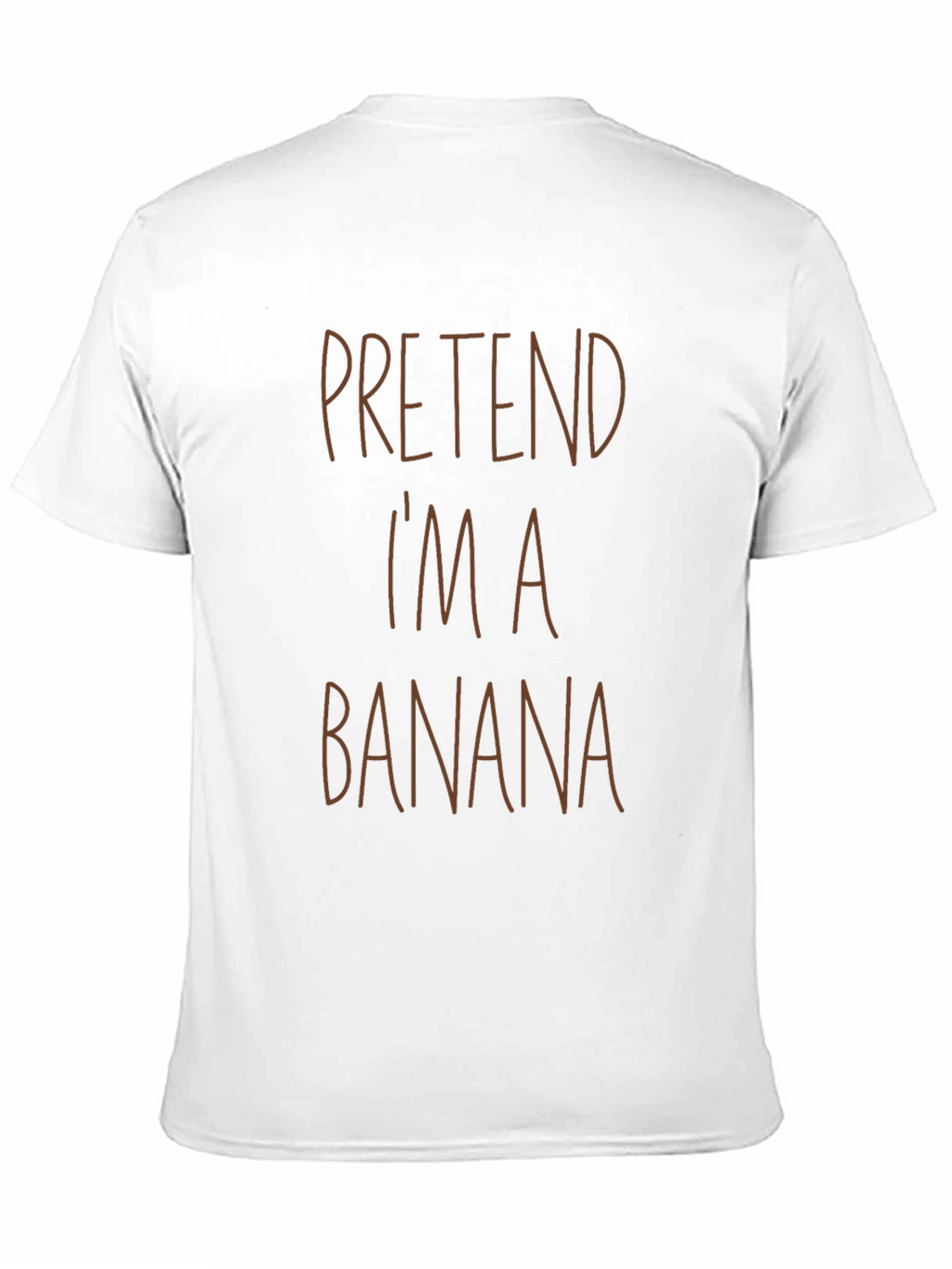 Pretend Im A Banana Black T-Shirt