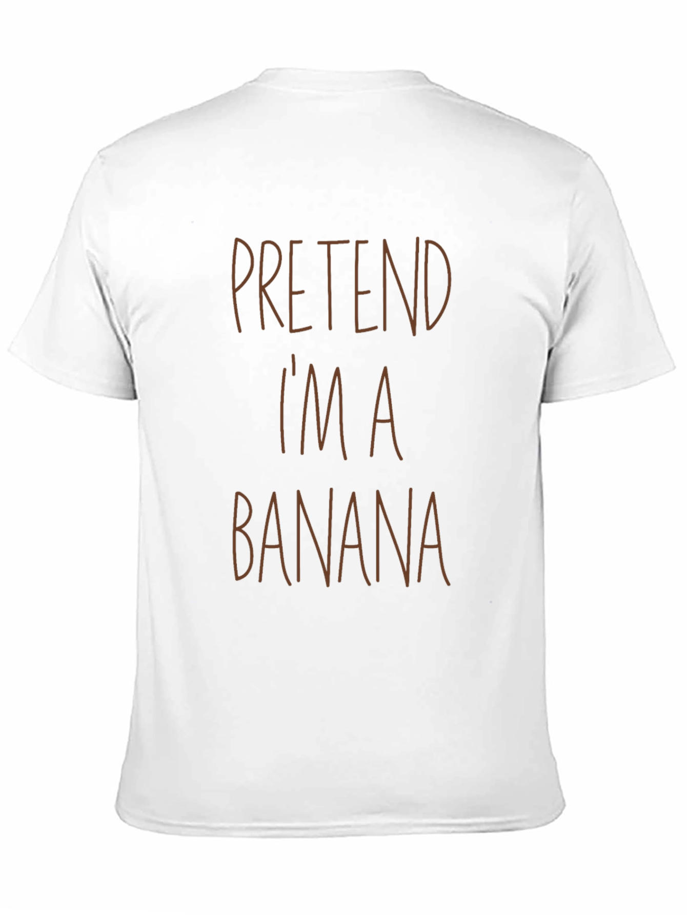 Pretend Im A Banana Black T-Shirt