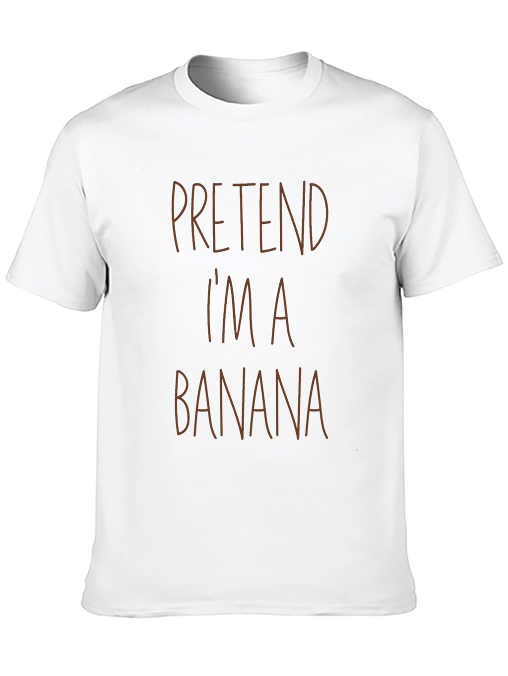 Pretend Im A Banana Black T-Shirt