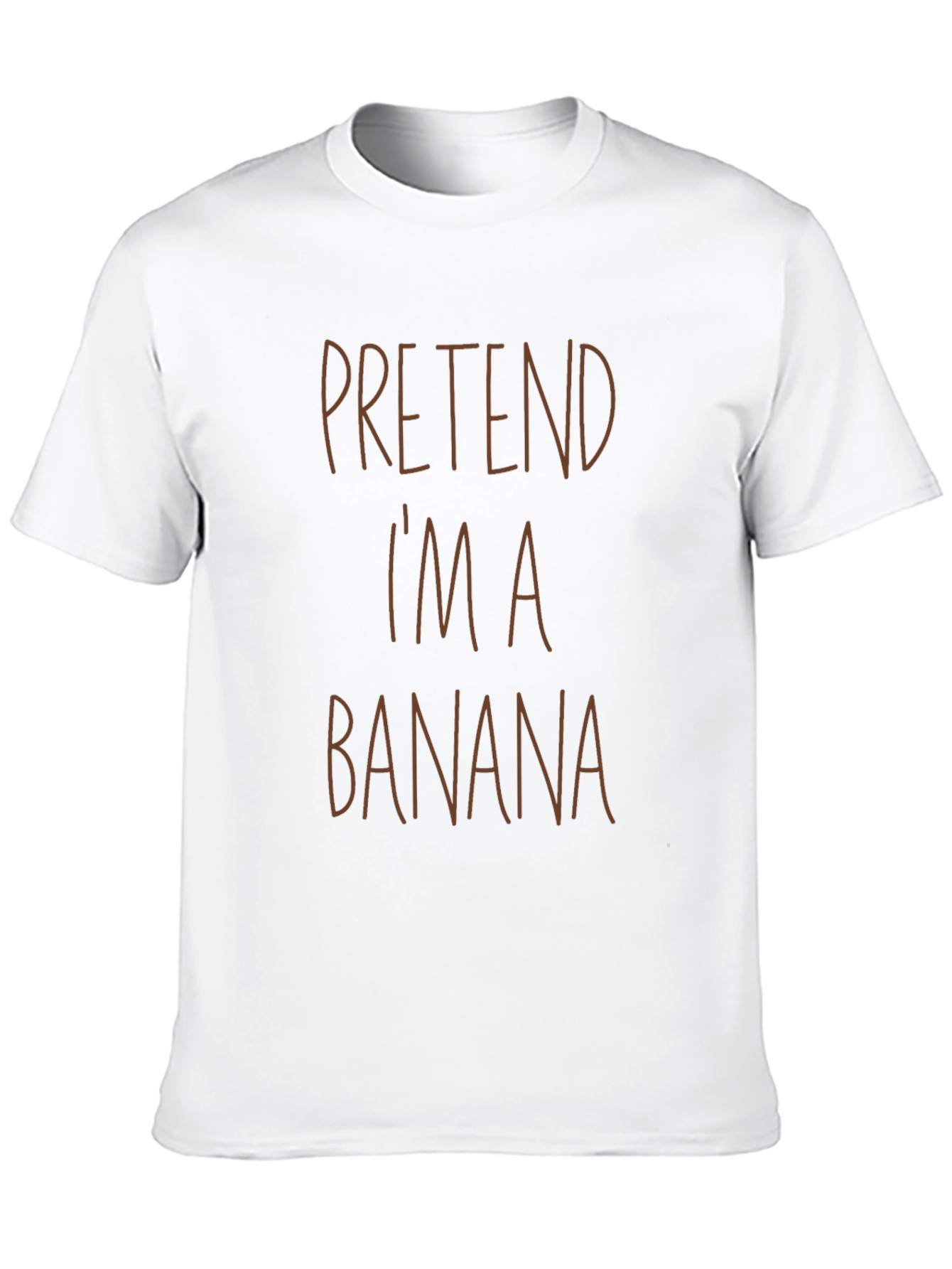 Pretend Im A Banana Black T-Shirt
