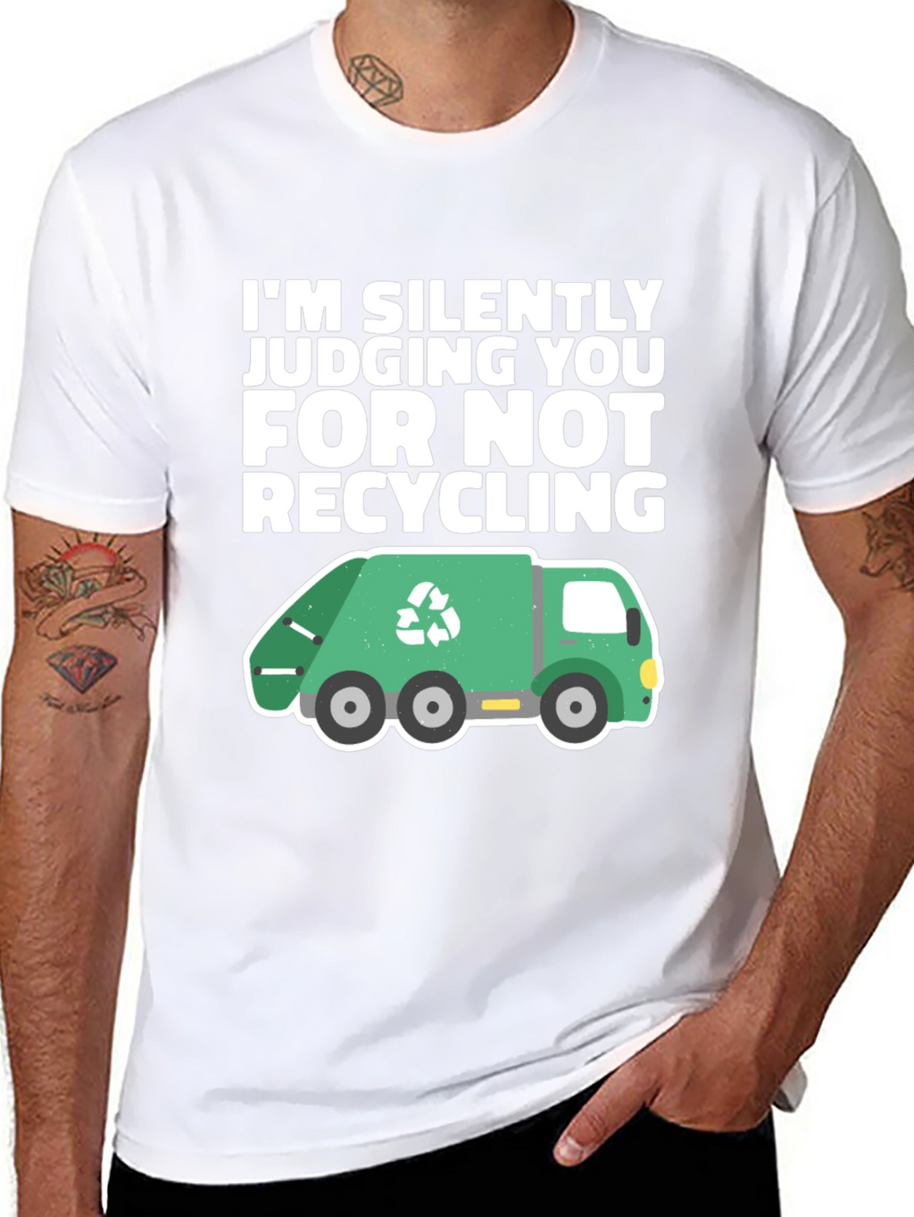 Recycling Judge T-Shirt - Funny Eco-Friendly Tee