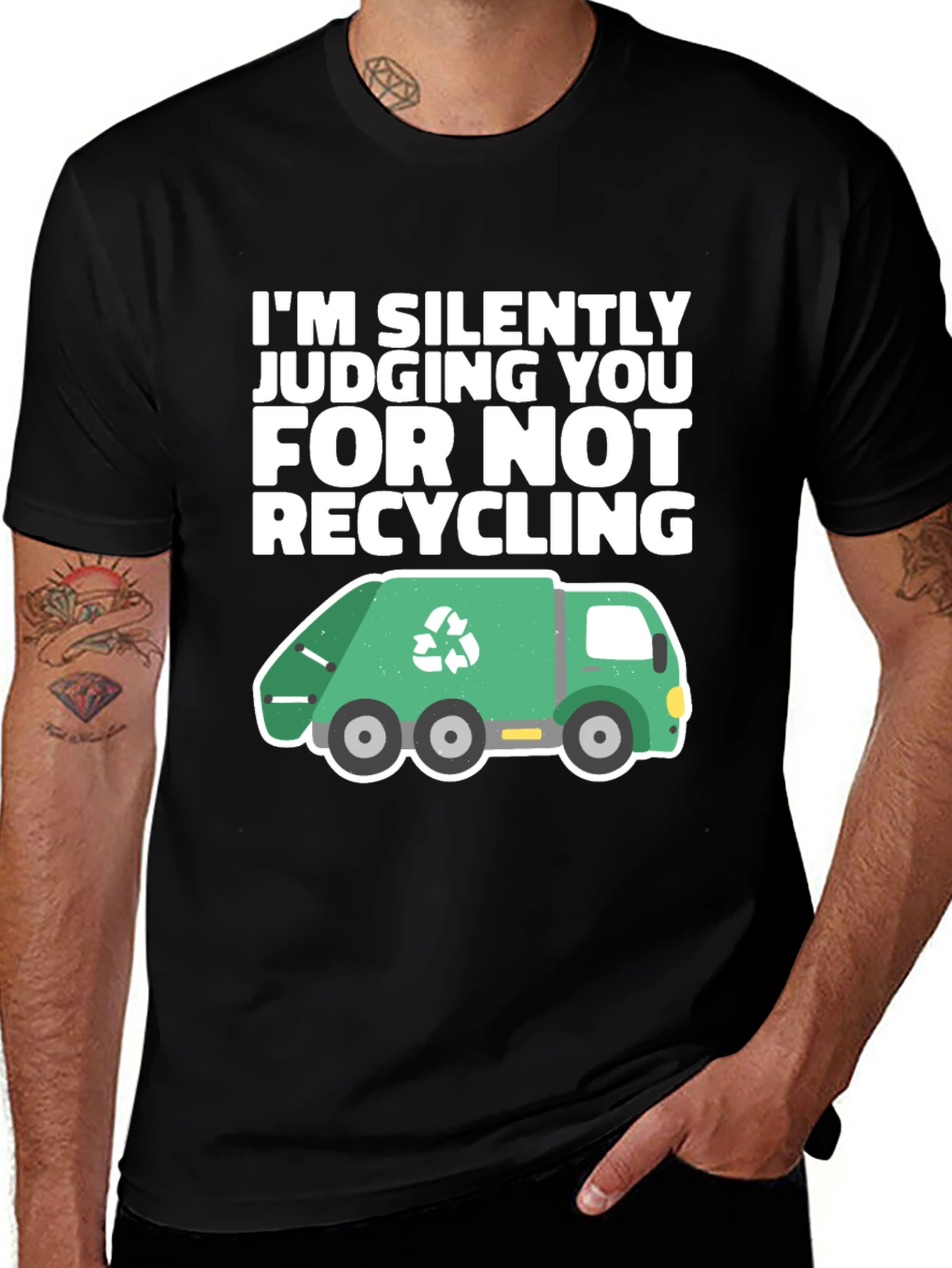Recycling Judge T-Shirt - Funny Eco-Friendly Tee