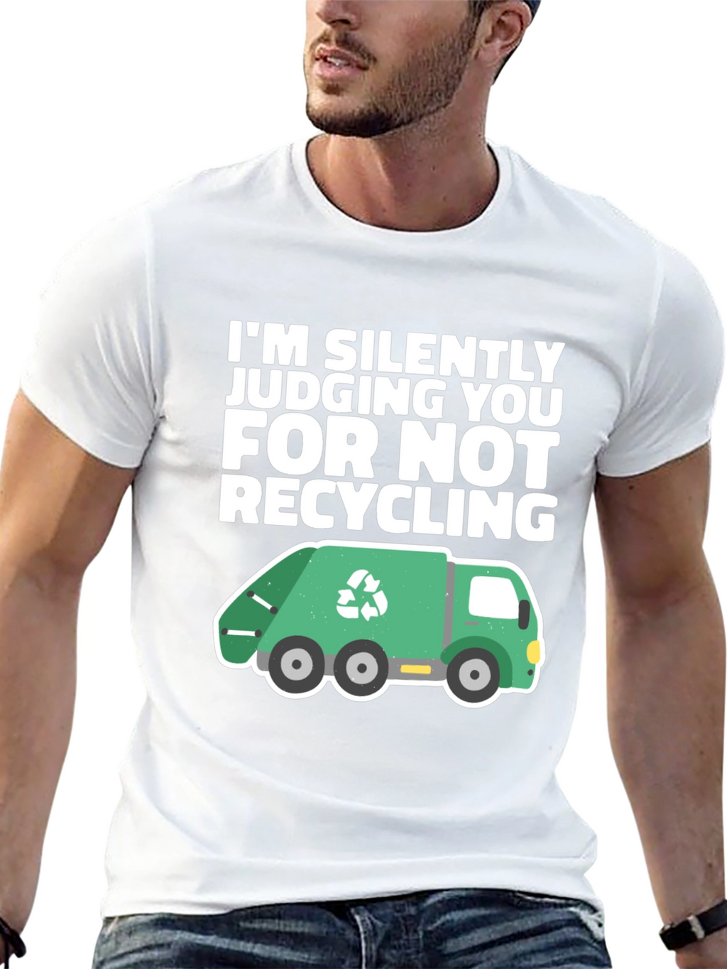 Recycling Judge T-Shirt - Funny Eco-Friendly Tee