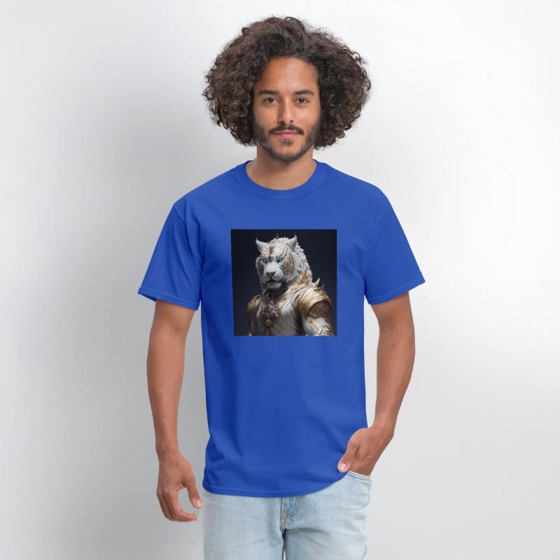 A statue of a tiger hyperdetailed fantasy