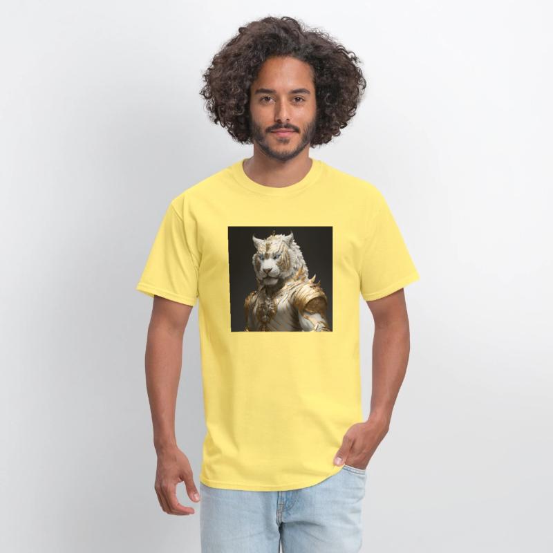 A statue of a tiger hyperdetailed fantasy