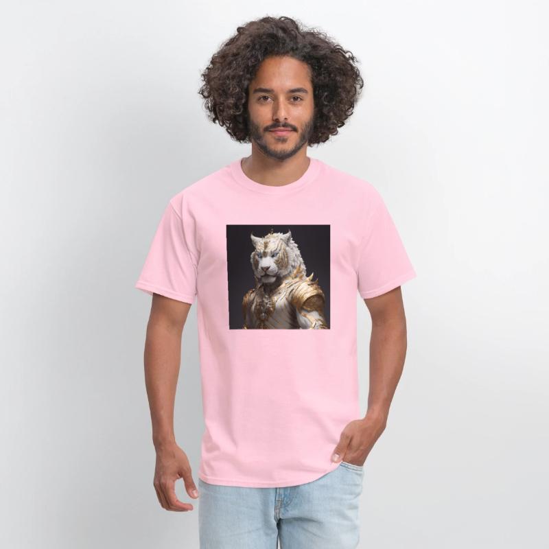 A statue of a tiger hyperdetailed fantasy