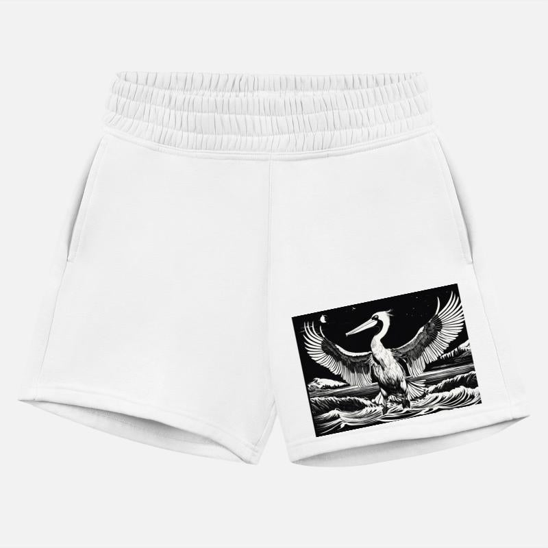 A TO Z design Black and White Pelican Flash Tattoo