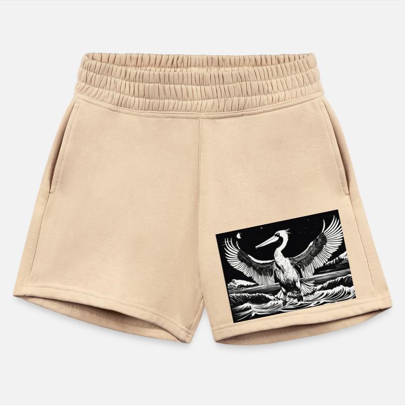 A TO Z design Black and White Pelican Flash Tattoo