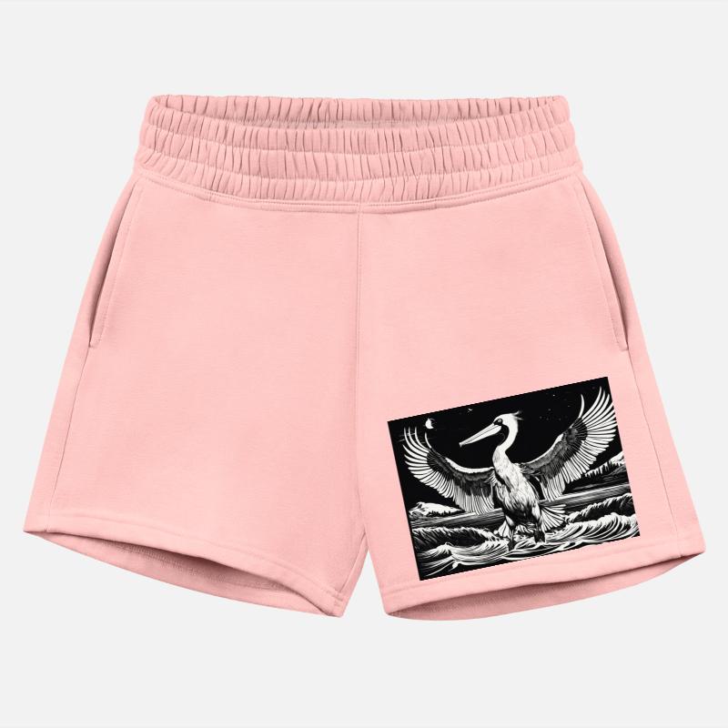 A TO Z design Black and White Pelican Flash Tattoo