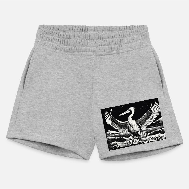 A TO Z design Black and White Pelican Flash Tattoo