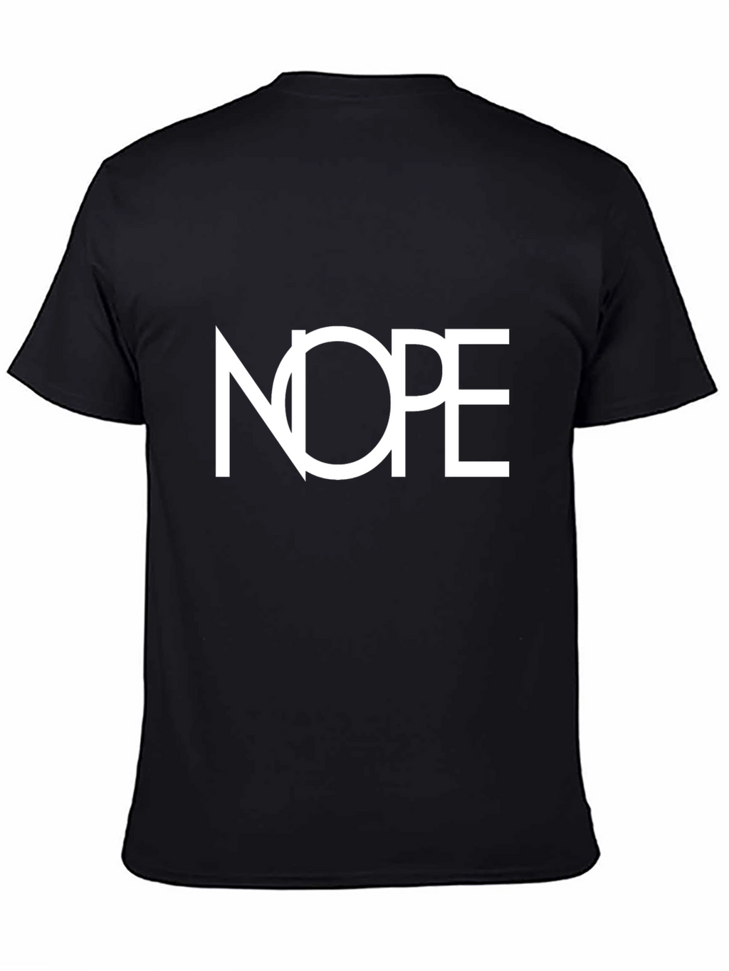 Nope Graphic T-Shirt - Mens Black Tee