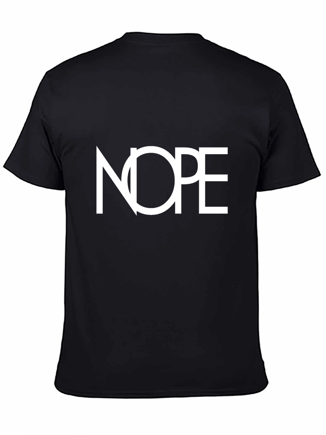 Nope Graphic T-Shirt - Mens Black Tee