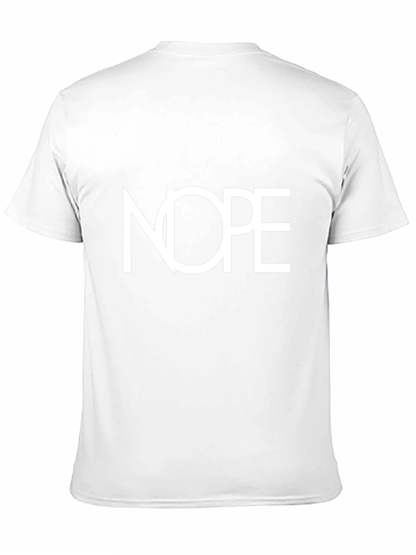 Nope Graphic T-Shirt - Mens Black Tee
