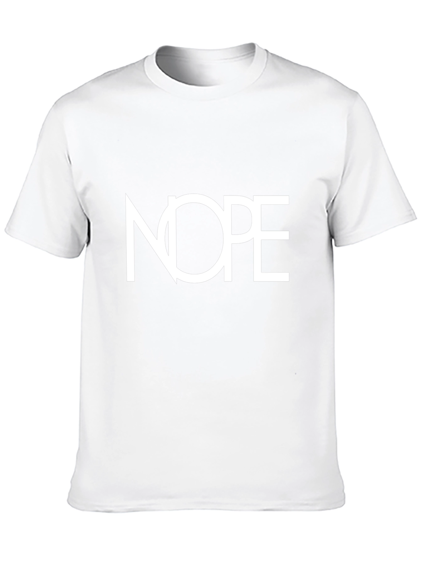 Nope Graphic T-Shirt - Mens Black Tee