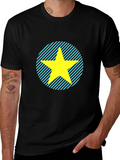 Star Graphic Tee - Casual Black T-Shirt