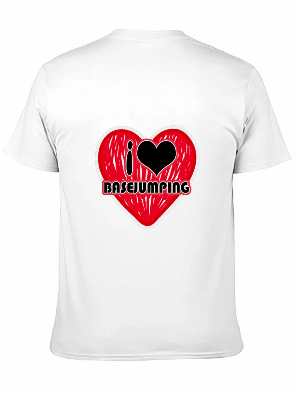I Heart Basejumping Black T-Shirt